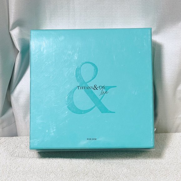 Tiffany & Co. Other - Tiffany & Co. Love For Him Blue Black Empty Fragrance Box